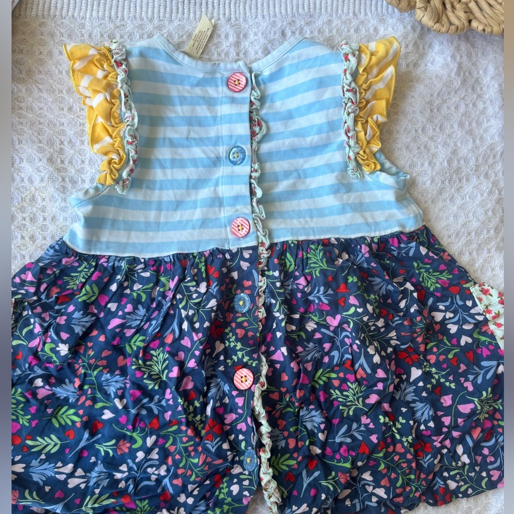 Matilda Jane brilliant daydream painted reverie tunic top size 6 - Picture 4 of 5